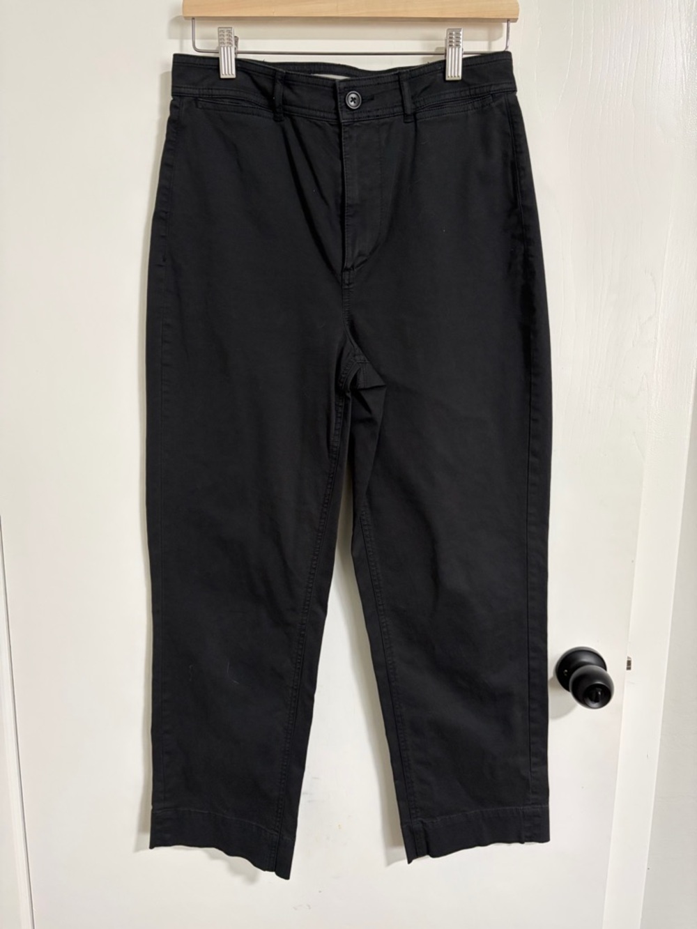 Everlane Black Straight-Leg Pants